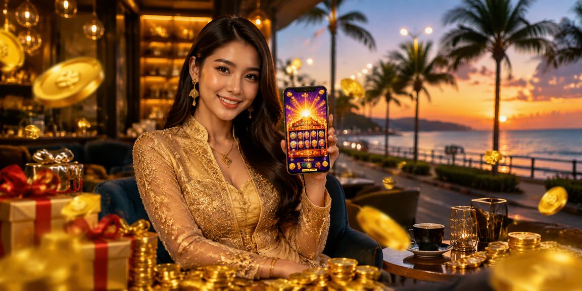 Pemain menikmati permainan slot di 10r dengan tema tradisional